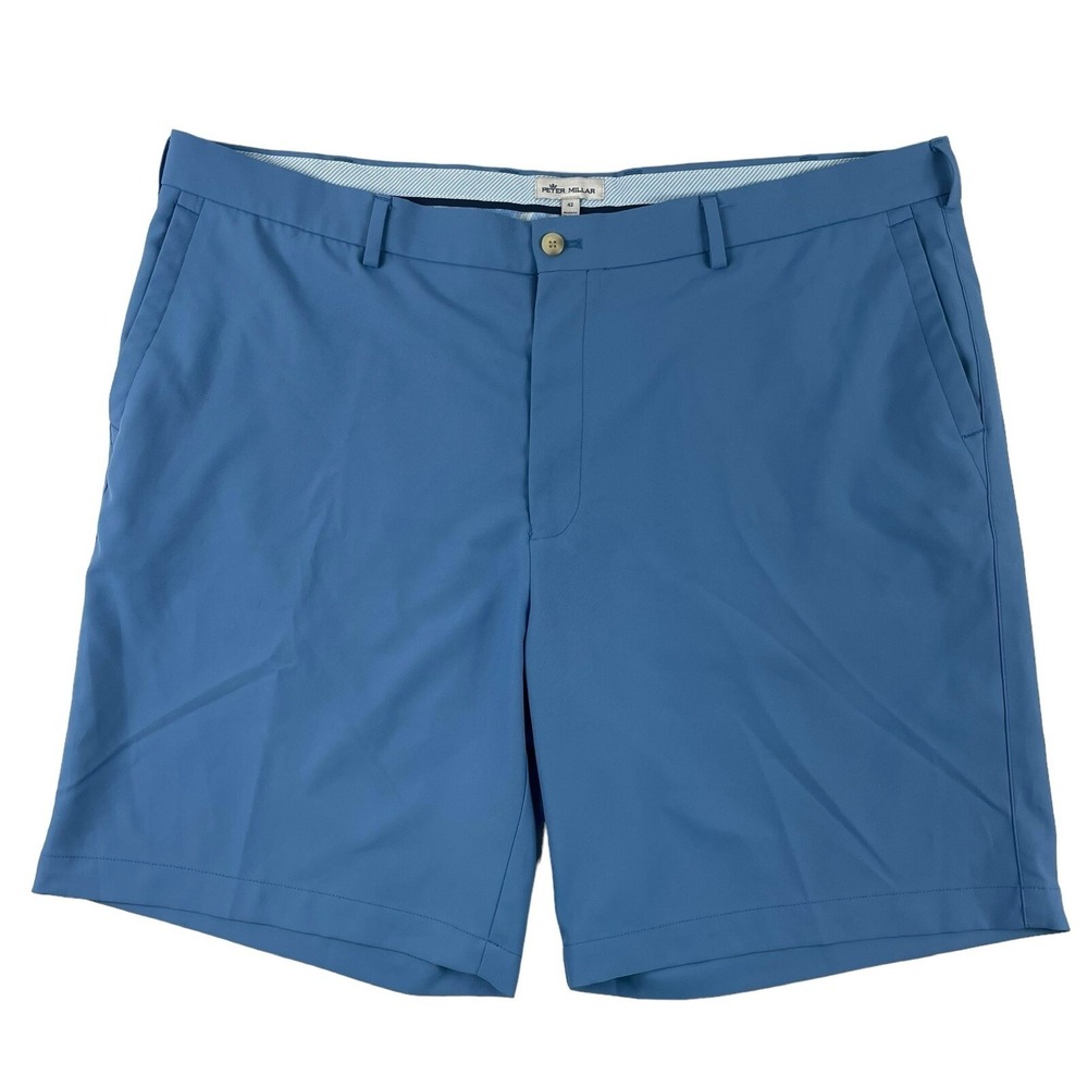 Peter Millar Light Blue Current Performance Mens Short Size 42 Excellent
